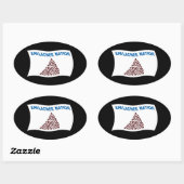 Apalachee Natie Vlag Sticker (Vel)