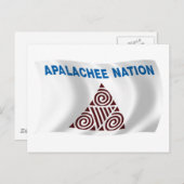 Apalachee Nation Flag Briefkaart (Voorkant / Achterkant)
