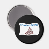 Apalachee Nation Flag Magnet (Voorkant / Achterkant)
