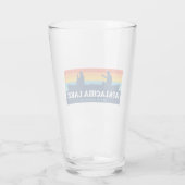 Apalachia Lake North Carolina Canoe Glas (Achterkant)