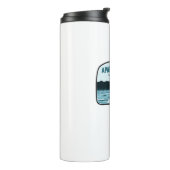 Apalachia Lake North Carolina Gevist Rod Thermosbeker (Gedraaid links)