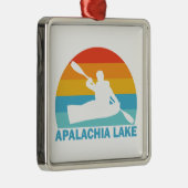 Apalachia Lake North Carolina Kayak Metalen Ornament (Rechts)