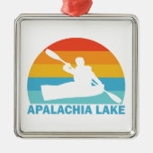 Apalachia Lake North Carolina Kayak Metalen Ornament (Voorkant)