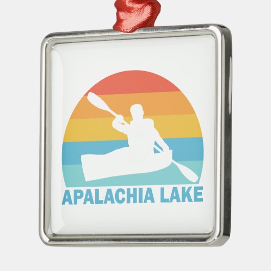 Apalachia Lake North Carolina Kayak Metalen Ornament (Links)