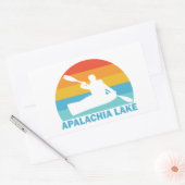 Apalachia Lake North Carolina Kayak Rechthoekige Sticker (Envelop)