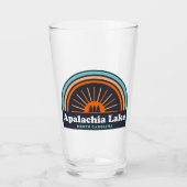 Apalachia Lake North Carolina Rainbow Glas (Voorkant)