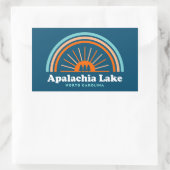 Apalachia Lake North Carolina Rainbow Rechthoekige Sticker (Tas)