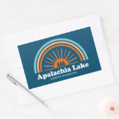 Apalachia Lake North Carolina Rainbow Rechthoekige Sticker (Envelop)
