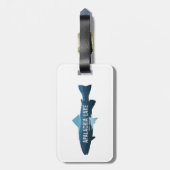 Apalachia Lake North Carolina Vis Bagagelabel (Achterkant verticaal)