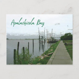 Apalachicola Bay Florida met oesterboten Briefkaart