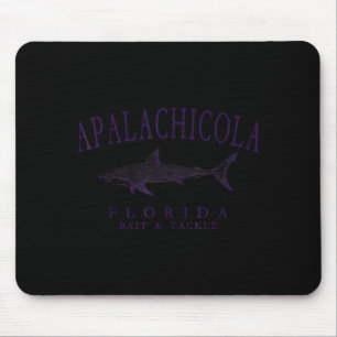 Apalachicola florida haai vintage pruim kunst muismat
