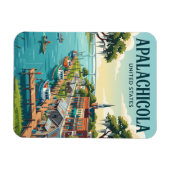 Apalachicola Florida Magneet (Horizontaal)