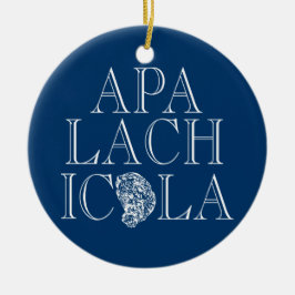 Apalachicola Florida Oyster Design Keramisch Ornament