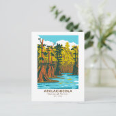 Apalachicola National Forest Baldcypress Tree Briefkaart (Staand voorkant)