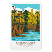 Apalachicola National Forest Baldcypress Tree Magneet (Verticaal)
