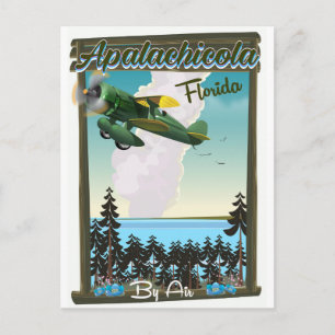 Apalachicola National Forest Florida vluchtposter Briefkaart