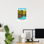 Apalachicola National Forest Kaaldennenboom Poster (Thuiskantoor)