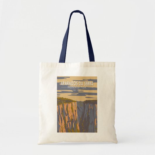 Aparados da Serra Nationaal Park Brazilië Reiskuns Tote Bag (Voorkant)