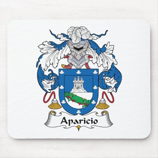 Aparicio Family Crest Muismat (Voorkant)