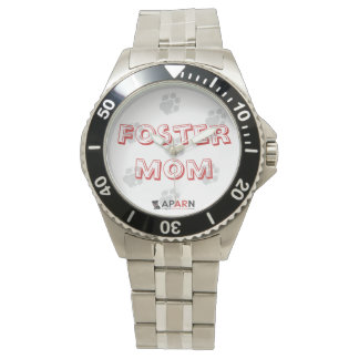 APARN Foster Mom Klassiek roestvrij staal horloge