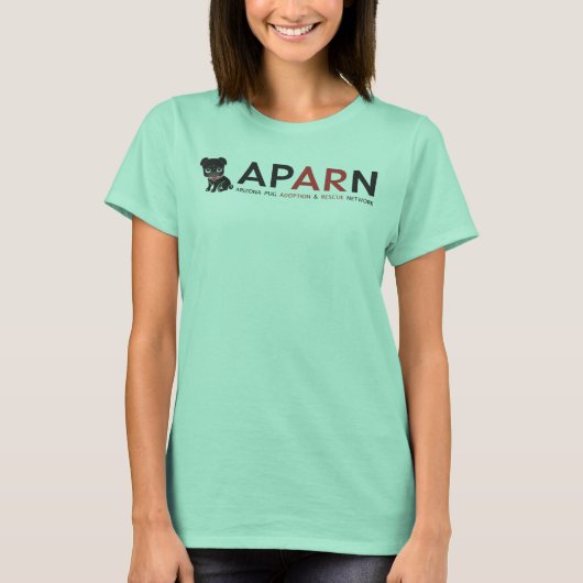 APARN Logo Football T-Shirt, rood T-shirt (Voorkant)