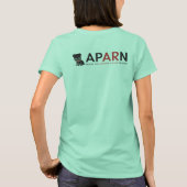 APARN Logo Football T-Shirt, rood T-shirt (Achterkant)