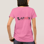 APARN Logo Foster Ma Women's Crew T-Shirt, Silver T-shirt (Achterkant)