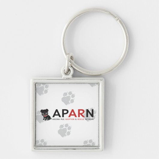 APARN Logo Premium Square Sleutelhanger (Voorkant)