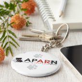 APARN Logo Round Sleutelhanger (Zijkant)