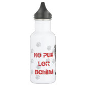 APARN No Pug left Behind Aluminium Waterfles (Links)
