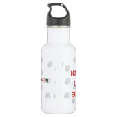 APARN No Pug left Behind Aluminium Waterfles (Achterkant)