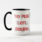 APARN No Pug left Behind Black 15 oz Ringer Mok (Links)