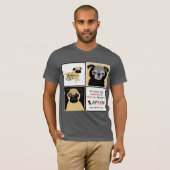 APARN Rescue Pugs Basic Bella Canvas T-Shirt (Voorkant volledig)