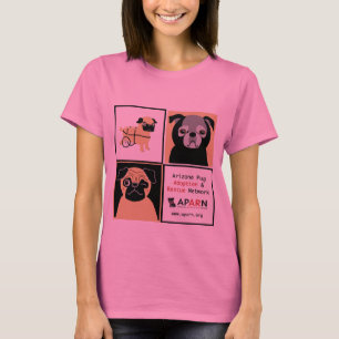 APARN Rescue Pugs Damas Micro-Fiber T-Shirt