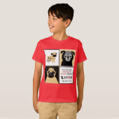 APARN Rescue Pugs Kinderen Hanes T-Shirt (Voorkant volledig)