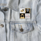 APARN Rescue Pugs Square Button (In situ)
