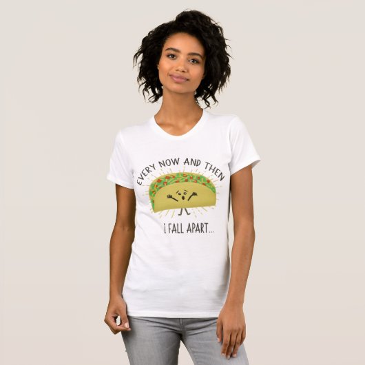 Apart Funny Taco Pun... T-shirt (Voorkant volledig)