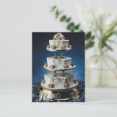 Aparte laag-bruiloft briefkaart (Staand voorkant)