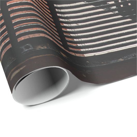 Apartement Building Stoops Cadeaupapier (Rol Hoek)