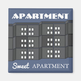 "Apartement Sweet Aparté" Magneet