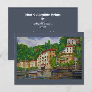 Apartementen in Italië - Mini Collectible Prints Briefkaart