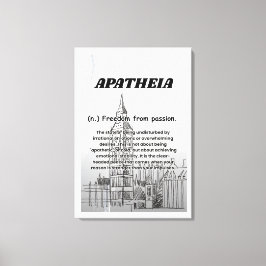 Apatheia Canvasprint Canvas Afdruk