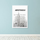 Apatheia Canvasprint Canvas Afdruk (Insitu (Houten vloer))