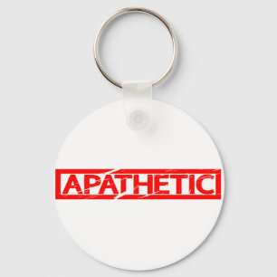 Apathetisch stempel sleutelhanger