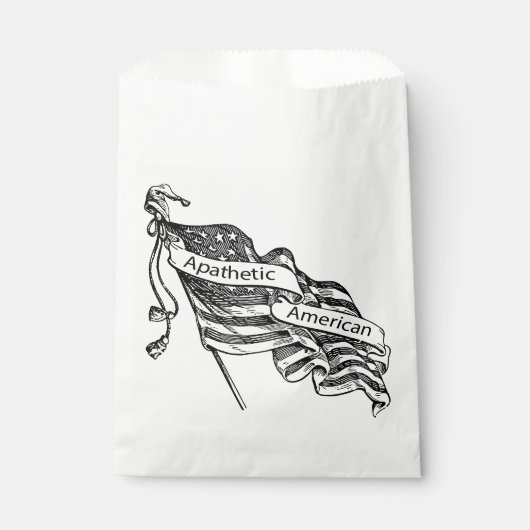 Apathetische Amerikaan Bedankzakje (Voorkant)