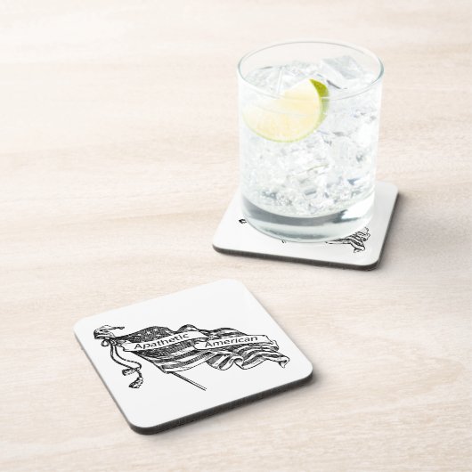 Apathetische Amerikaan Bier Onderzetter (Rechterzijde)