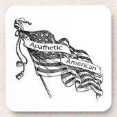 Apathetische Amerikaan Bier Onderzetter (Voorkant)