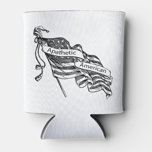 Apathetische Amerikaan Blikjeskoeler (Voorkant)