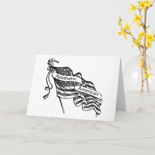 Apathetische Amerikaan Kaart (Gele Bloem)