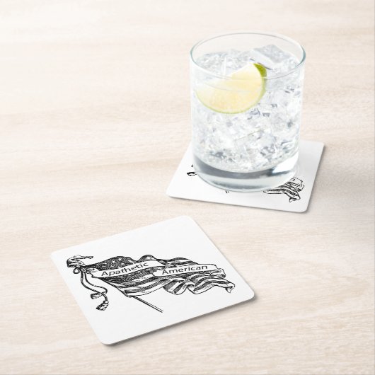 Apathetische Amerikaan Kartonnen Onderzetters (Insitu)